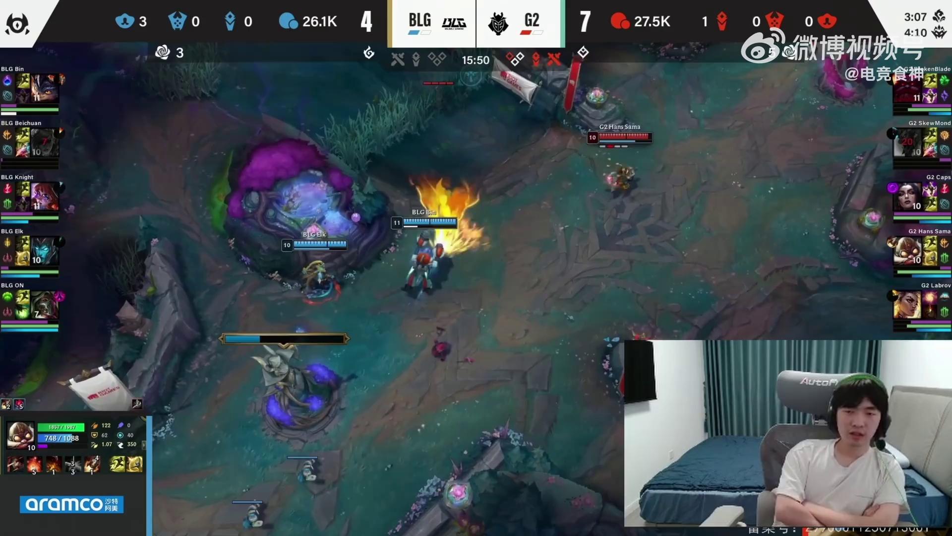 Cryin：MSI队伍，我觉得是BLG、TES和JDG三选二48亮388回复英雄联盟